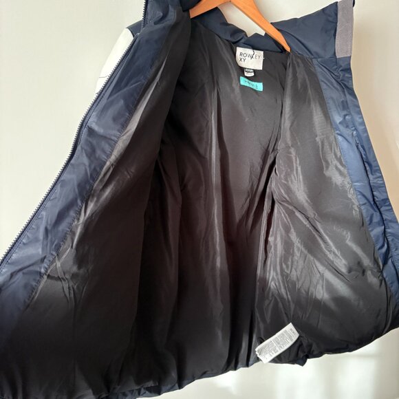 Rowley x Roxy Cold Sunday Waterproof Ski Snow Jacket Black White Size XS - Picture 10 of 15
